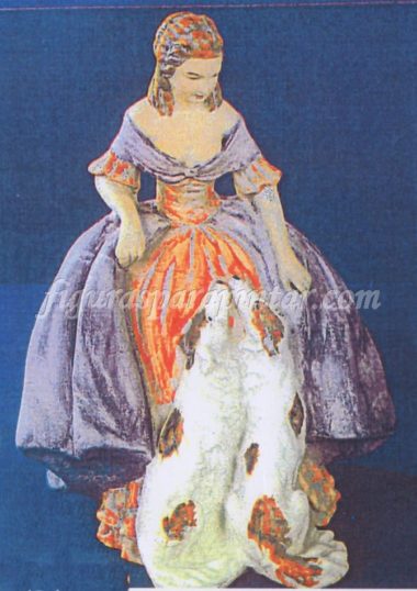 Menina con perros