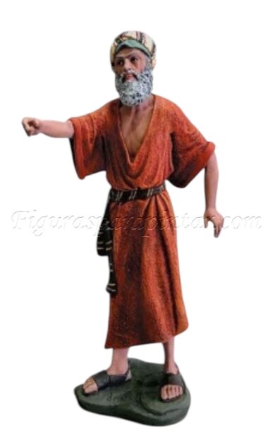 Anciano vendedor-mercader estilo hebreo