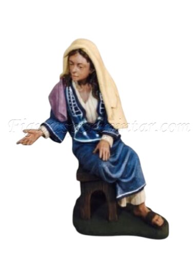 Pastora sentada estilo hebreo