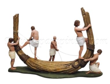 Conjunto 5 egipcios-esquife