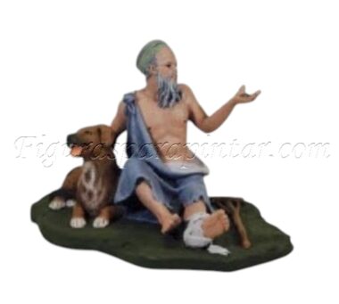 Mendigo con perro estilo hebreo