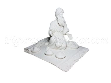 Mercader con alfombra estilo hebreo